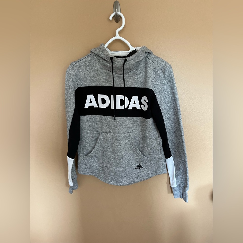 XS grey Adidas hoodie.
